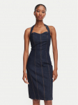 Guess Teksakleit W6YK07 D1346 Tumesinine Slim Fit