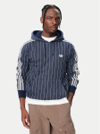 adidas Pluus Pinstripes Hoodie KR9704 Tumesinine Regular Fit