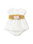 Mayoral Elegantne kleit 1860 Valge Regular Fit