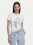 Desigual T-s&auml;rk Paraguay 25SWTKAB Valge Regular Fit