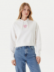 Tommy Jeans Pluus Heart DW0DW21408 Valge Relaxed Fit