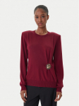Simona Corsellini Kampsun A25CPMGE0301 Punane Regular Fit