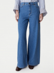 Weekend Max Mara Teksad Vega 2615181041 Sinine Wide Leg 36