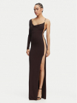 Elisabetta Franchi &Otilde;htune kleit AB-R47-62E2-V520 Pruun Slim Fit
