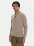 Barbour Kampsun Patch Half Zip MKN0585ST51 Beež Regular Fit