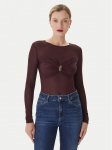Elisabetta Franchi Bodi BO-016-57E2-V390 Bordoopunane Slim Fit