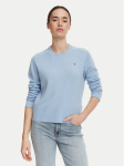 Tommy Hilfiger Kampsun WW0WW51432 Helesinine Regular Fit