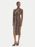 Bardot Kokteilikleit Aliyah 56305DB4 Pruun Slim Fit