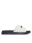 Tommy Hilfiger Pl&auml;tud Dual Density Hilfiger Pool Slide FM0FM05797 Valge