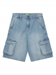 United Colors Of Benetton Teksap&uuml;ksid 4KEHC9041 Sinine Regular Fit 160