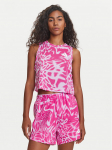 adidas Tehniline s&auml;rk Train Essentials Allover Print Workout JC6650 Lilla Regular Fit L