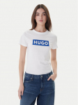 HUGO T-s&auml;rk Classic 50510772 Valge Slim Fit