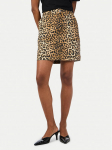 YAS Teksaselik Leonora 26036831 Pruun Slim Fit