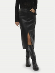 Vero Moda Tehisnahast seelik Veri 10311707 Must Regular Fit