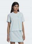 adidas T-s&auml;rk Adicolor Classics Poplin Back Loose Tee HL9302 Sinine Loose Fit 30