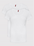 HUGO T-s&auml;rkide komplekt Twin 50469660 Valge Regular Fit