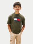 Tommy Hilfiger T-s&auml;rk Flag Archive KB0KB10111 Roheline Regular Fit