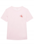 Calvin Klein Jeans T-s&auml;rk Chest Monologo IU0IU00719 Roosa Regular Fit