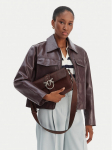 PINKO Kott Love One Slouchy Zip Classic AI 25-26 PLTT 105081 A2JG Pruun