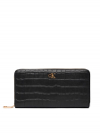 Calvin Klein Rahakott Ck Croc Long Zip Around LV04F1096G Must