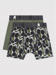 Cristiano Ronaldo CR7 Bokserite komplekt Trunk 2-Pack 8400-51-565 Roheline