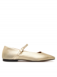 Tommy Hilfiger Baleriinad Hilfiger Gold Ballerinas FW0FW09320 Kuldne