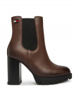 Tommy Jeans Saapad Tjw Chelsea High Heel Boots EN0EN03112 Pruun