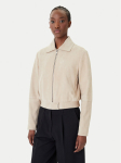 BOSS Nahkjope Salene 50552203 Beež Regular Fit