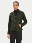 Olsen Tehisnahast jope 15001386 Roheline Regular Fit 36
