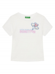 United Colors Of Benetton T-s&auml;rk 3I1XG10JB Valge Regular Fit