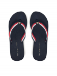 Tommy Hilfiger Varbavahesandaalid Th Corporate Wedge Beach Sandal FW0FW08520 Tumesinine