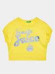 United Colors Of Benetton T-s&auml;rk 3096C10BT Kollane Regular Fit 160
