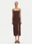 JACQUEMUS Kokteilikleit 25E251DR100-1713 Pruun Regular Fit 46