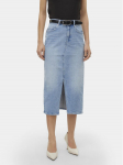 Vero Moda Teksaselik Veri 10295731 Sinine Regular Fit