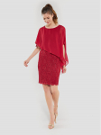 Swing Kokteilikleit 77760410 Punane Regular Fit
