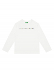 United Colors Of Benetton S&auml;rkpluus 3I1XC10Q3 Valge Regular Fit 140