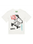 United Colors Of Benetton T-s&auml;rk 3X1SG10JW Valge Regular Fit 90