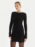 TWINSET Kokteilikleit 252TT3261 Must Slim Fit