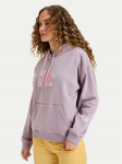 Roxy Pluus Perfect Place Brushed ERJFT05032 Lilla Regular Fit