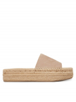 Calvin Klein Espadrillid Flatf Espa Mule Nub Mg HW0HW02890 Beež