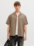 Jack & Jones S&auml;rk Summer 12289191 Pruun Relaxed Fit