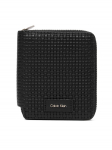 Calvin Klein Rahakott Embossed Woven Zip Billfold LV04D1112G Must
