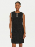 Rinascimento Kootud kleit CFC0019574002 Must Regular Fit