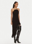 Patrizia Pepe Kokteilikleit 8A1384 A060 Must Slim Fit
