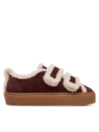 Inuikii Tossud Shearling Low Velcro 1001.001.0231.518 Bordoopunane