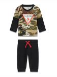 Guess Komplekti kuulub s&auml;rkpluus ja p&uuml;ksid I6BG01 K5800 Must Regular Fit