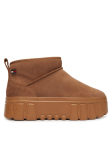 Tommy Jeans Lumesaapad Tjw Suede Platform Boots Wl EN0EN03158 Helepruun