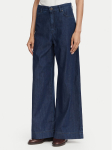 Weekend Max Mara Teksad Vega 2625186021 Tumesinine Wide Leg