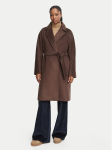 Weekend Max Mara Villane mantel Pedale 2625016092 Tumepruun Regular Fit