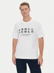 Jack & Jones T-s&auml;rk Recharge 12274716 Valge Relaxed Fit